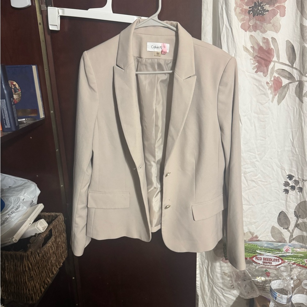 Calvin Klein Light Tan Blazer
